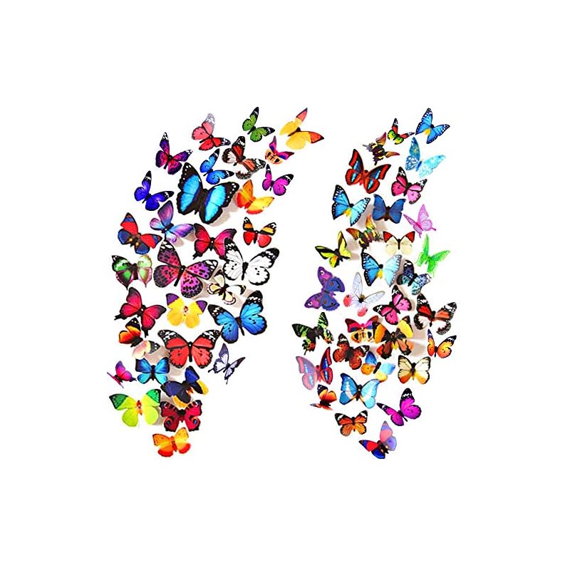Heansun 80 PCS 3D Butterfly Wall Decor: A Comprehensive Product Review