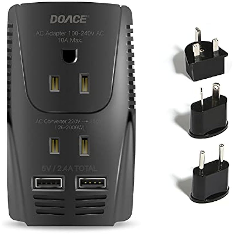 Upgraded DoAce 2000W Travel Voltage Converter Review: A Must-Have for Travelers