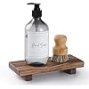 Wood Pedestal Soap Stand Review: Rustic Elegance for Your Home