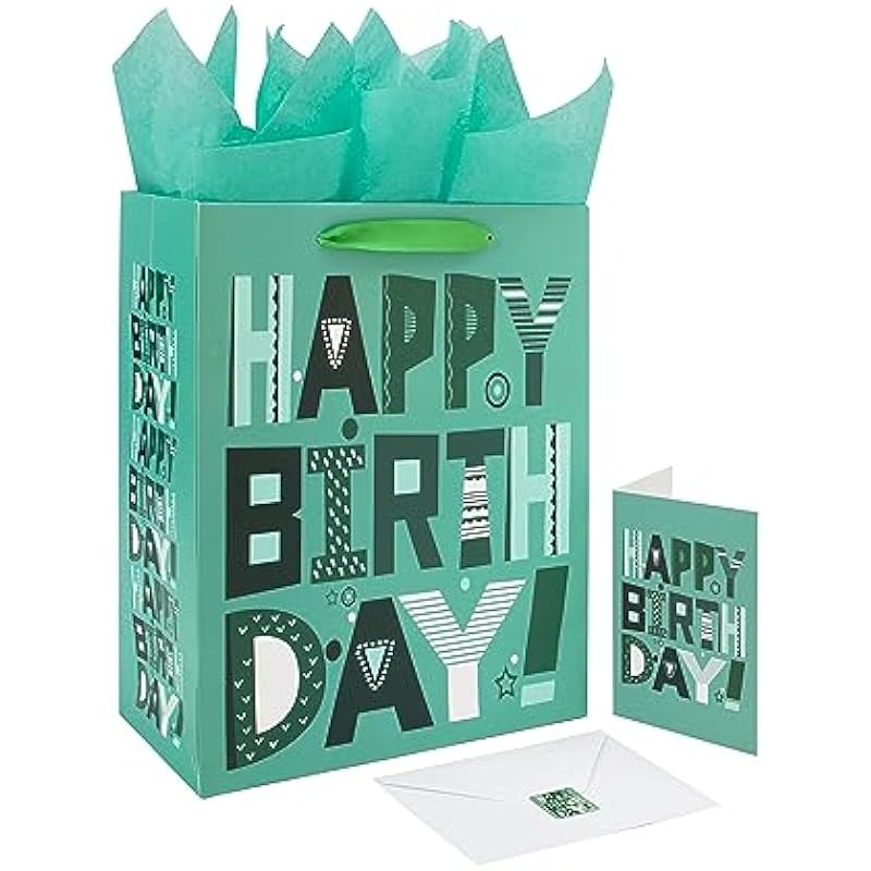 Ultimate Review: 13" Large Green Gift Bags Set by wishinside