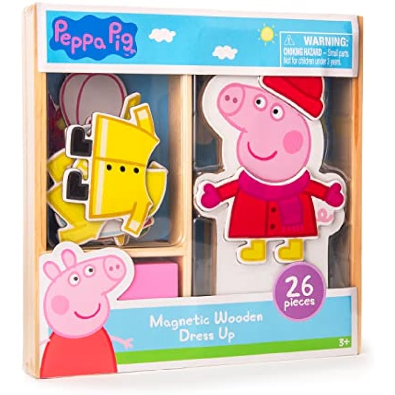 Peppa Pig Magnetic Wood Dress Up Doll Review: Creative Fun for Kids