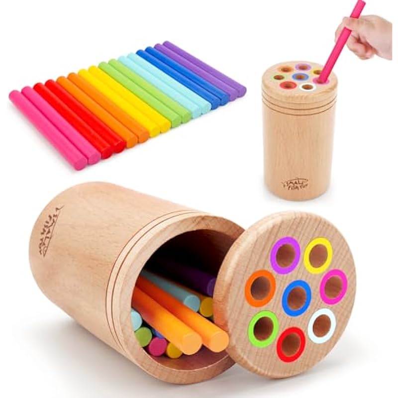 Montessori Wooden Learning Color Sorting Toy: The Ultimate Toddler Gift Review