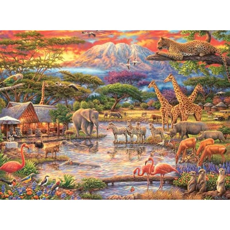 Buffalo Games - Chuck Pinson Wild Africa Jigsaw Puzzle Review