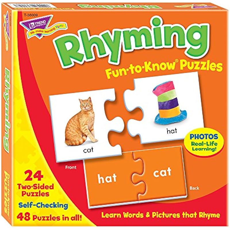 Trend Enterprises Fun-to-Know Puzzles: Rhyming Review