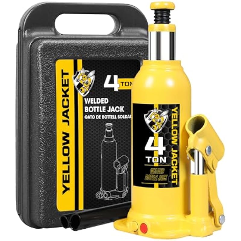 YELLOW JACKET 4 Ton Bottle Jack Review: A Must-Have for Car Maintenance