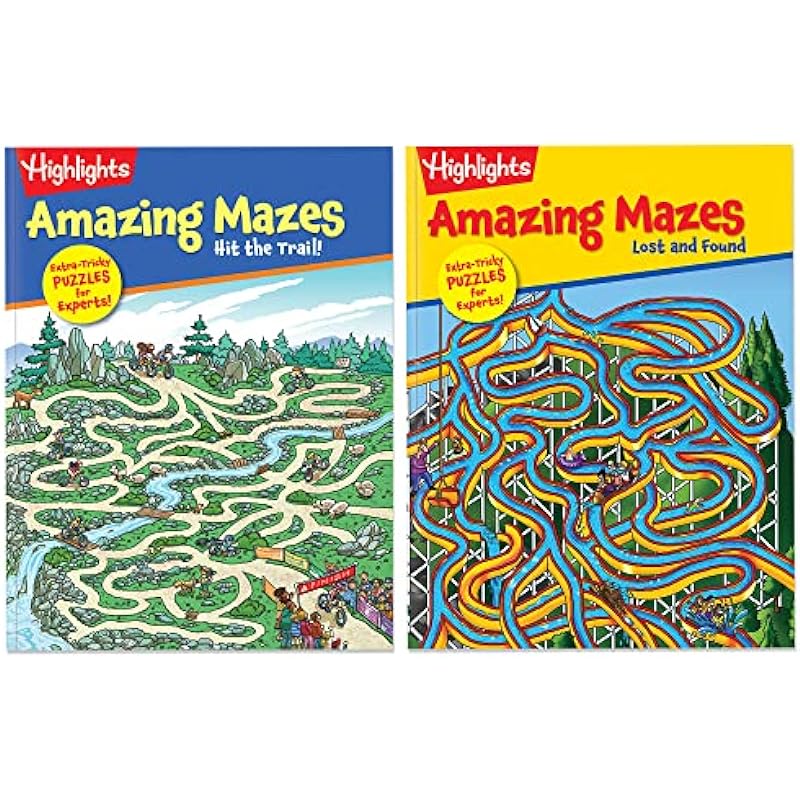 Highlights Amazing Mazes Expert Maze Books Review: Engaging and Educational Fun