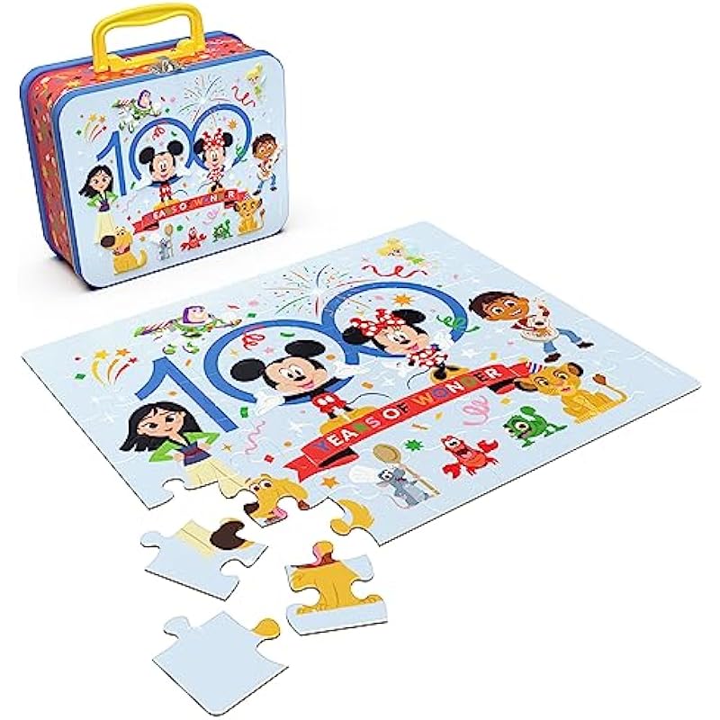 Disney100 Anniversary 48-Piece Jigsaw Puzzle Review - A Magical Tribute