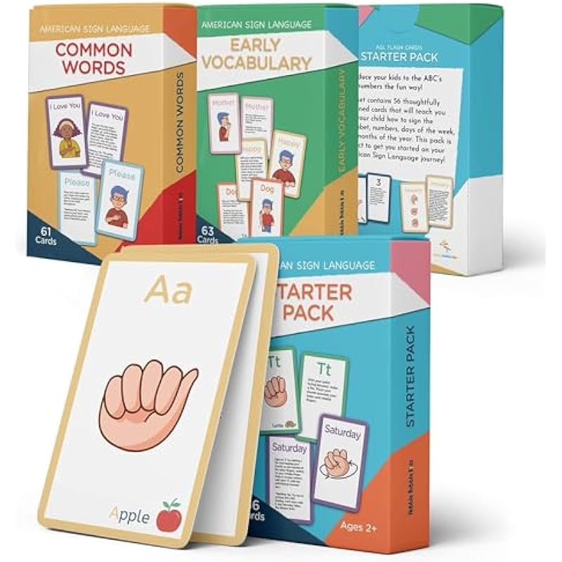 Unlocking the World of ASL: A Review of Hubble Bubble Kids' Flash Cards