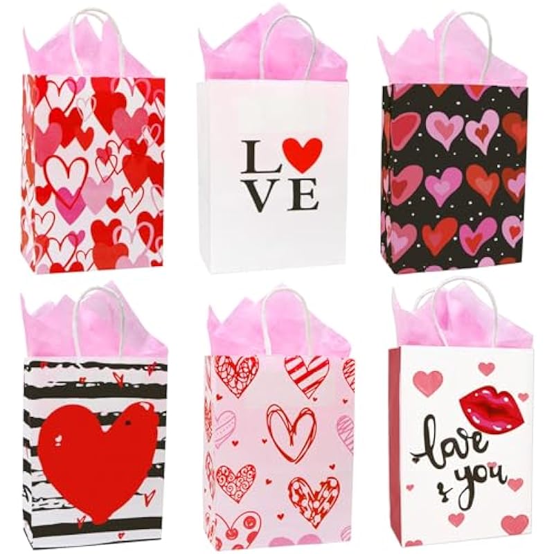 Tuzuaol 12 Pack Valentines Day Gift Bag Review: Elevate Your Gift-Giving Game