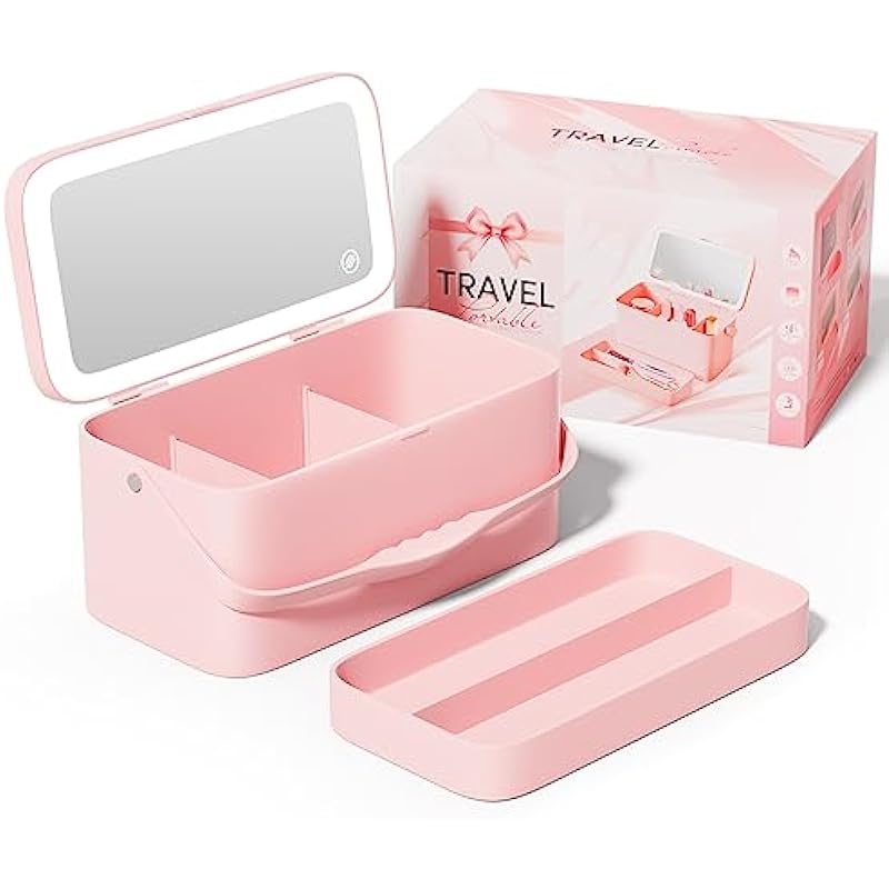 Buqikma Makeup Organizer with Mirror: A Game-Changer for Beauty on the Go