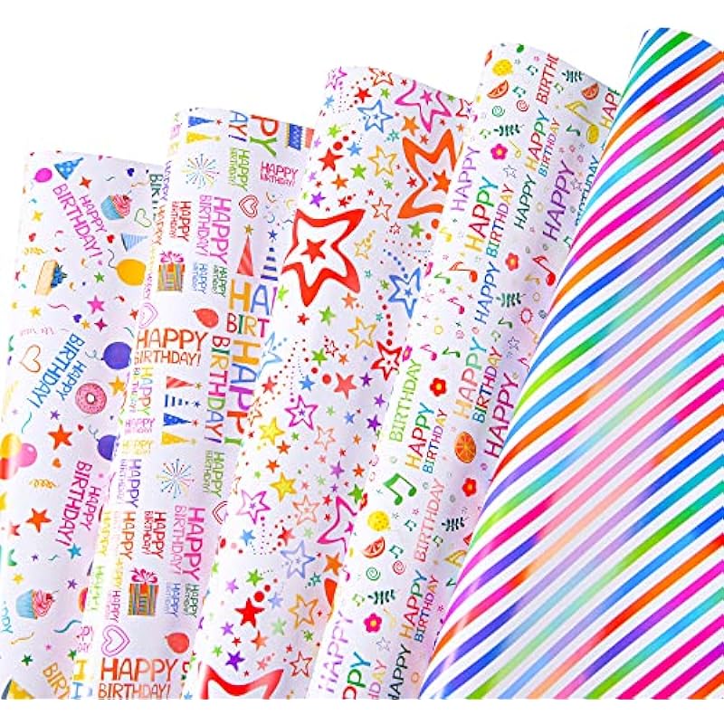 Sikiweiter Birthday Wrapping Paper Sheet Review: Elevate Your Gift-Giving Game