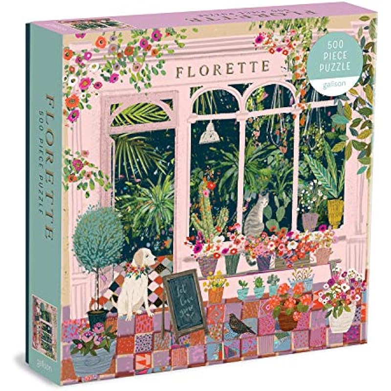 Galison Florette Puzzle Review: A Stunning 500-Piece Floral Challenge