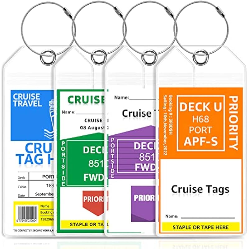 GOSGOONE Premium Cruise Luggage Tags Holder Review - A Must-Have for Your Cruise