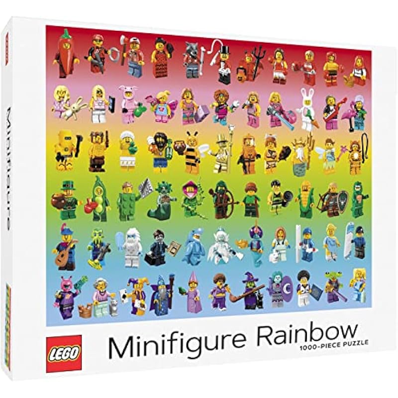 LEGO Minifigure Rainbow 1000-Piece Puzzle Review: A Must-Have for LEGO Fans