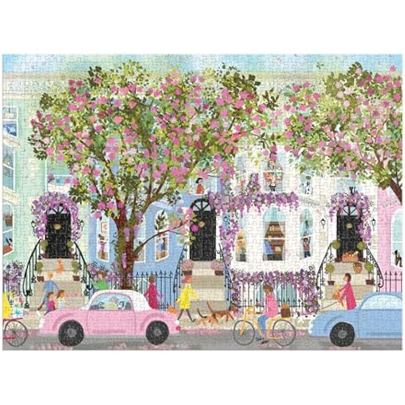 Galison Springtime Terrace Puzzle Review - A 1000-Piece Joy by Joy Laforme