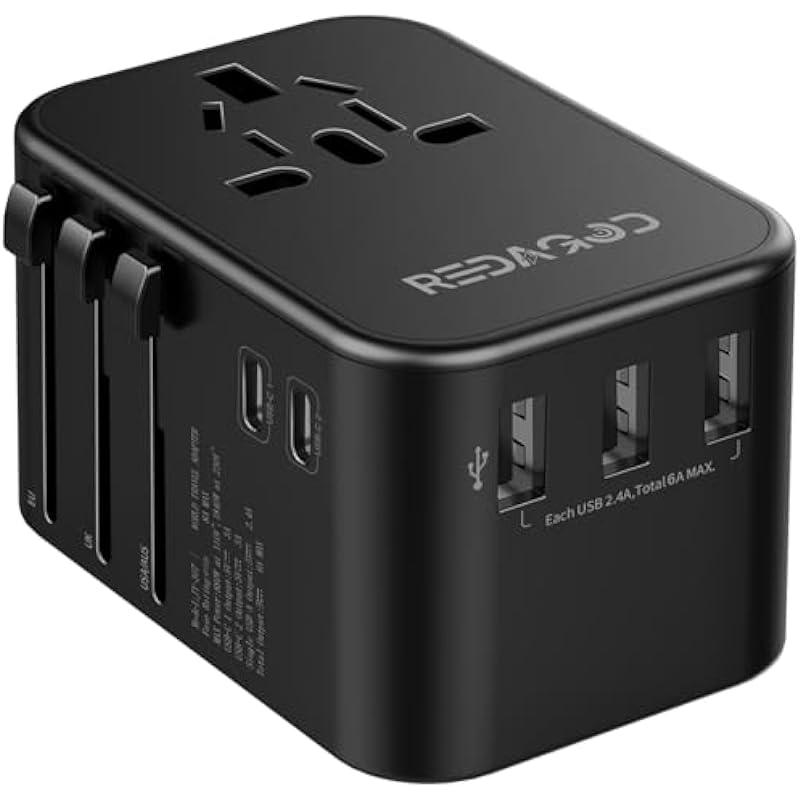 Redagod Universal Travel Adapter Review: The Ultimate Travel Essential