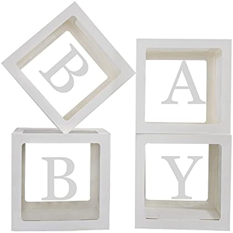 Comprehensive Review of Baby Boxes with Letters for Baby Shower by QPEY