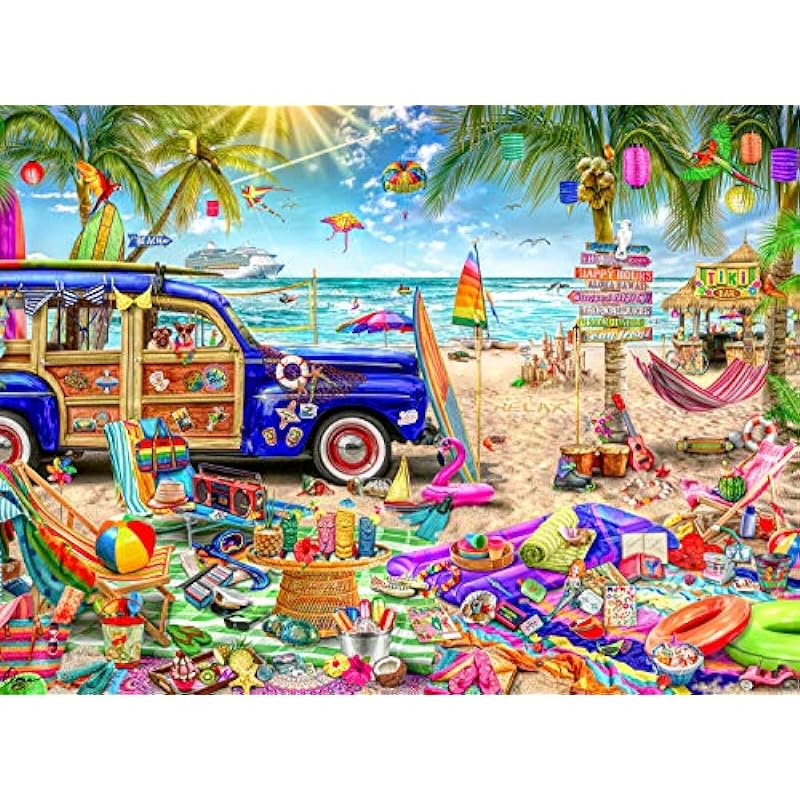 Buffalo Games Aimee Stewart Beach Vacation Puzzle Review