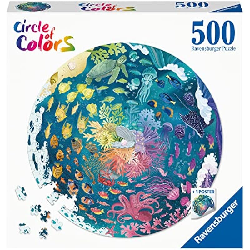 Ravensburger Circle of Colors: Ocean 500 Piece Jigsaw Puzzle Review