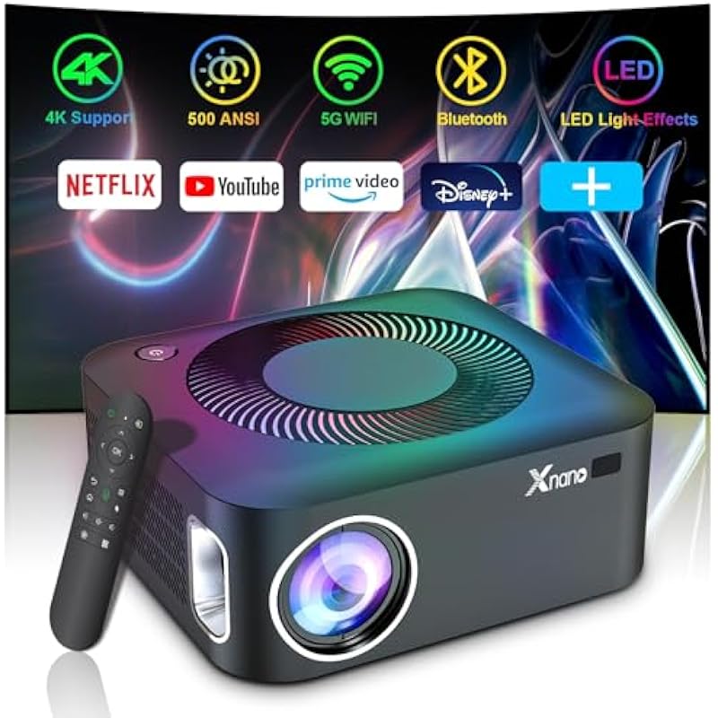XNANO 5G WiFi Bluetooth Native 1080p Projector Review: Transform Your Viewing Experience