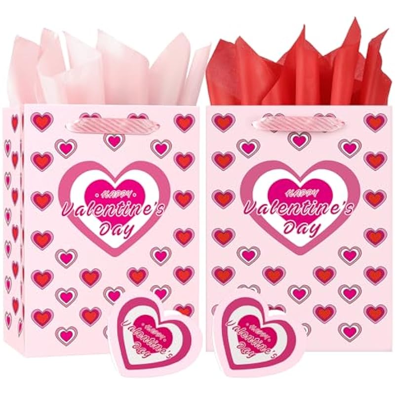 YNERHAI 2 Pack 13" Valentines Gift Bags: A Love-Filled Review