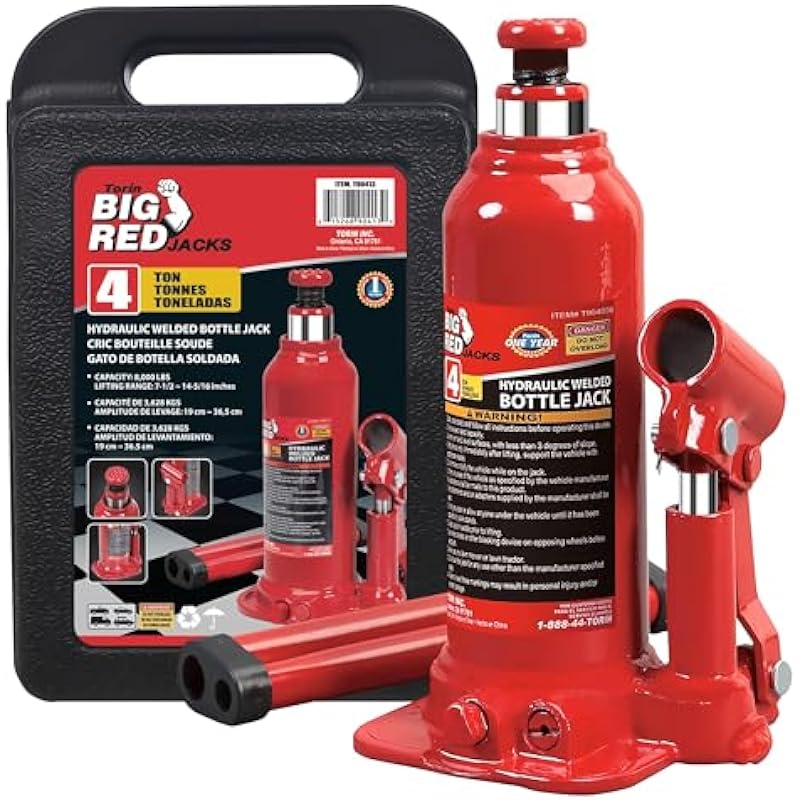 In-Depth Review: BIG RED Hydraulic Bottle Car Jack with Carrying Case