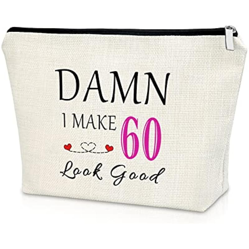 Sazuwu 60th Birthday Gift Makeup Bag: A Thoughtful Delight