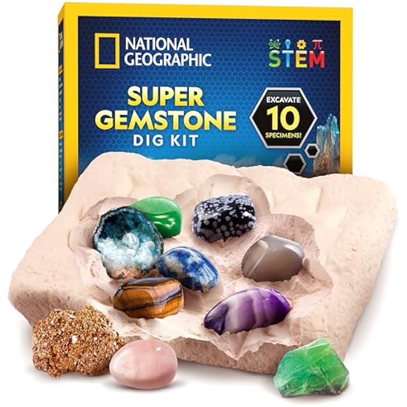 Unearthing Joy: A Review of the NATIONAL GEOGRAPHIC Super Gemstone Dig Kit