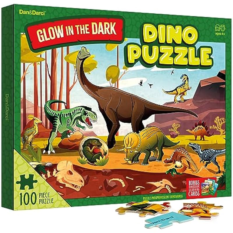 Glow in The Dark Dinosaur Puzzle Review: Perfect Gift for Kids