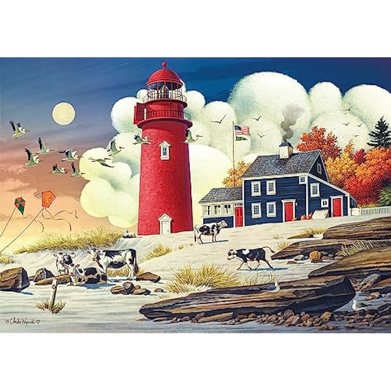 Buffalo Games - Charles Wysocki - Beach Bums Puzzle Review