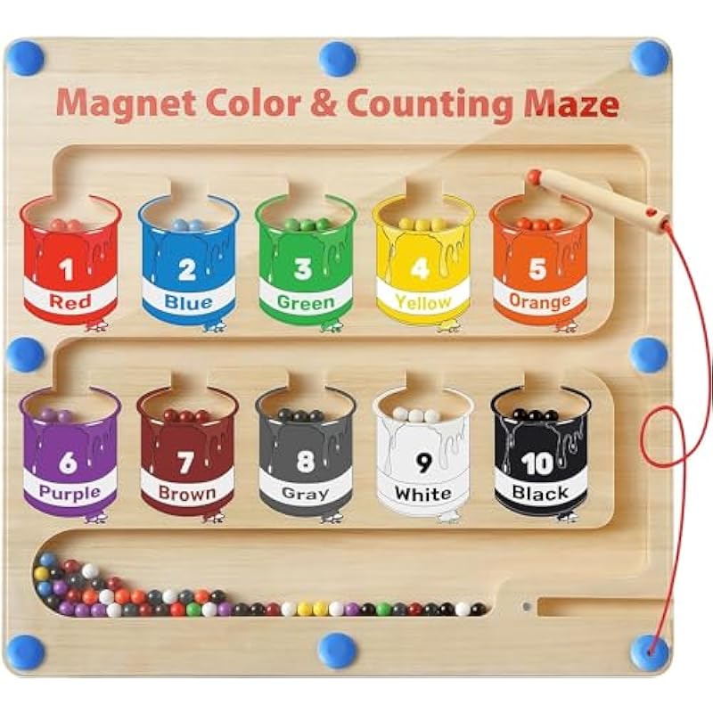 Magnetic Color and Number Maze Review: The Ultimate Educational Toy for Kids