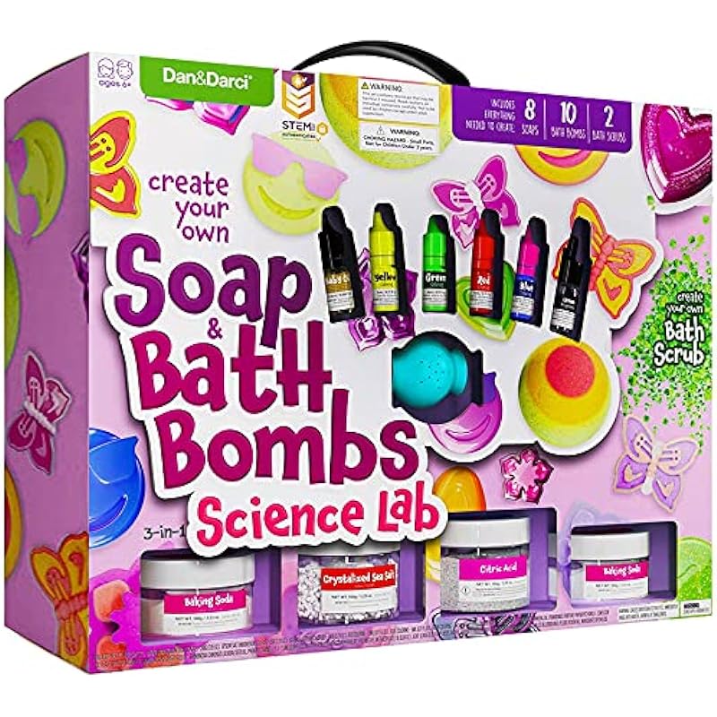Unleashing Creativity and Learning with Dan&Darci's Soap & Bath Bomb Making Kit