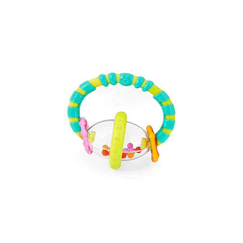 Bright Starts Grab & Spin Baby Rattle & Teether Toy: A Parent's Review