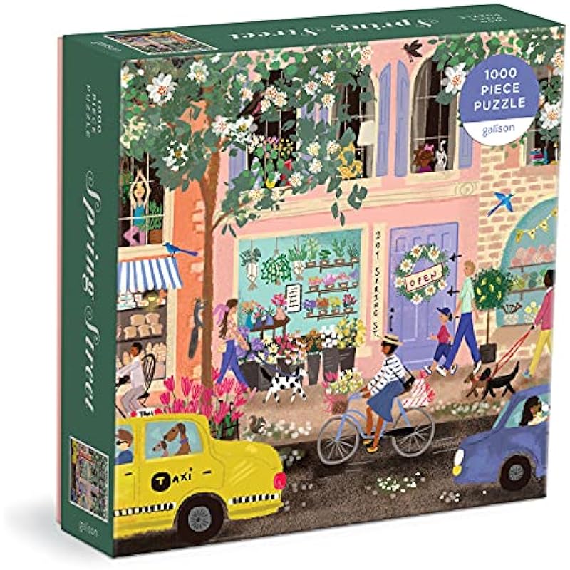 Spring Street 1000 Piece Puzzle Review: Beautiful and Engaging