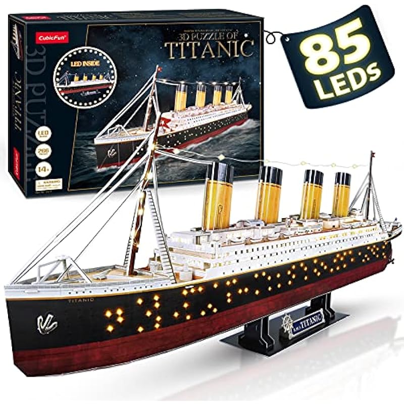 CubicFun Titanic 3D LED Puzzle: A Must-Have for Puzzle Enthusiasts