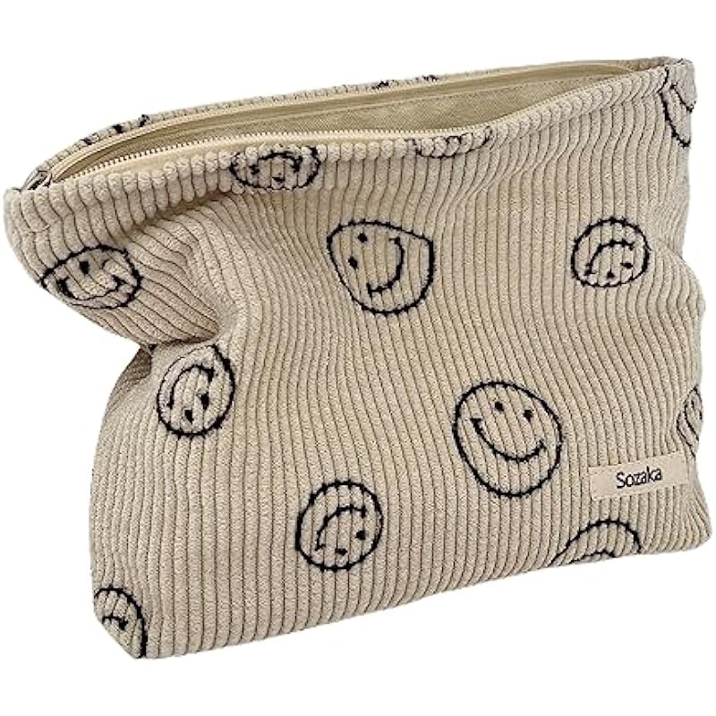 Corduroy Cosmetic Bag - A Stylish and Functional Must-Have