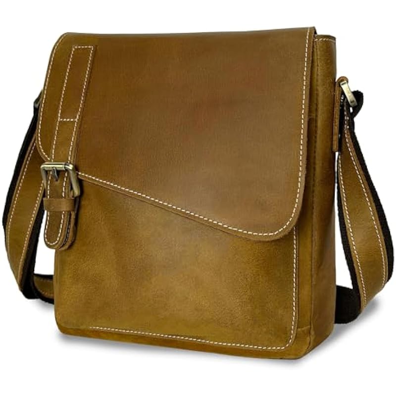 Comprehensive Review of Tenvery Men's Genuine Leather Messenger Bag