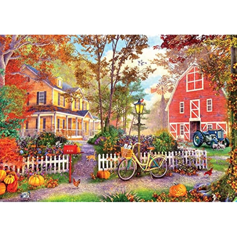 Buffalo Games - Country Life Autumn Farmhouse Puzzle Review