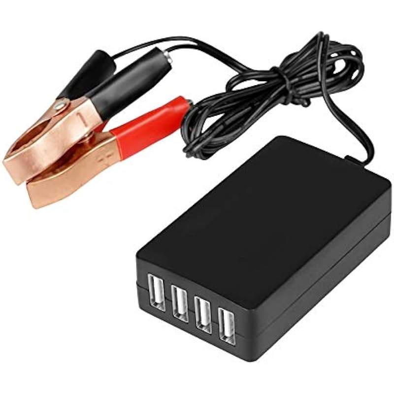 DC Converter with Battery Clip 12V 24V to 5V 8A USB Charger Review