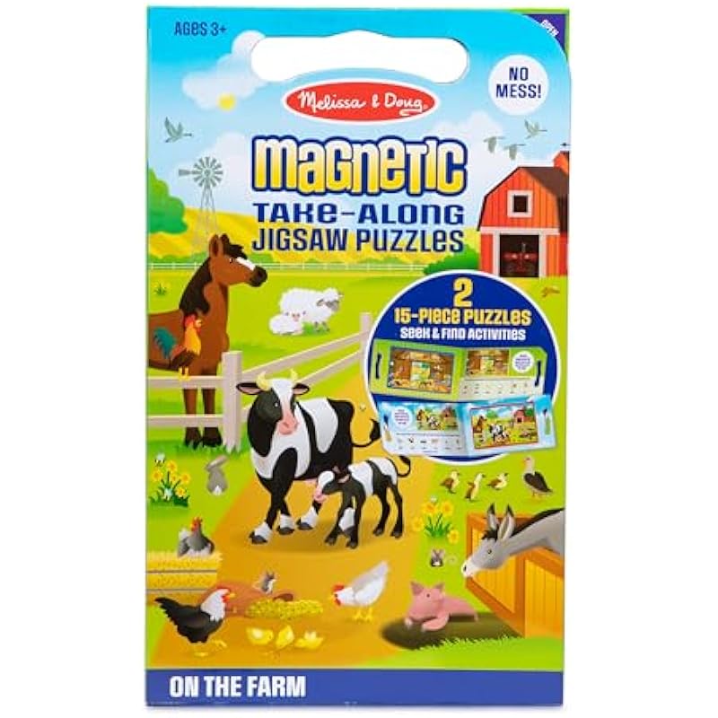 Melissa & Doug Take-Along Magnetic Jigsaw Puzzles Review