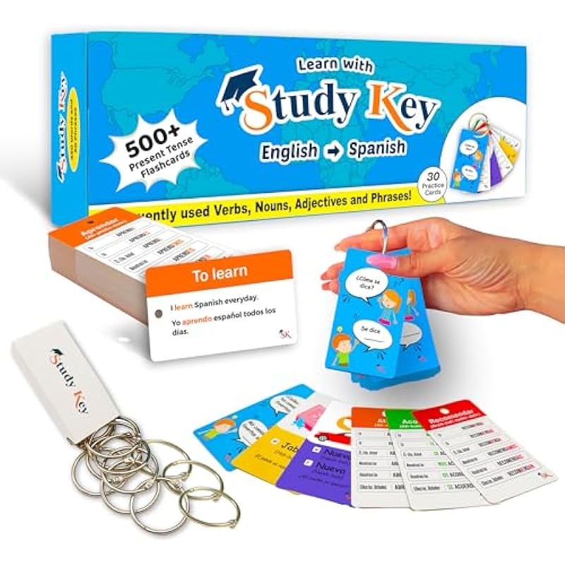 Mastering Spanish: An In-Depth Review of Study Key's Learning Flash Cards