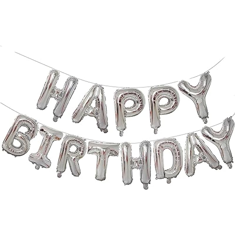 KALOR Silver Happy Birthday Balloons Banner Review: Elevate Your Party Decor