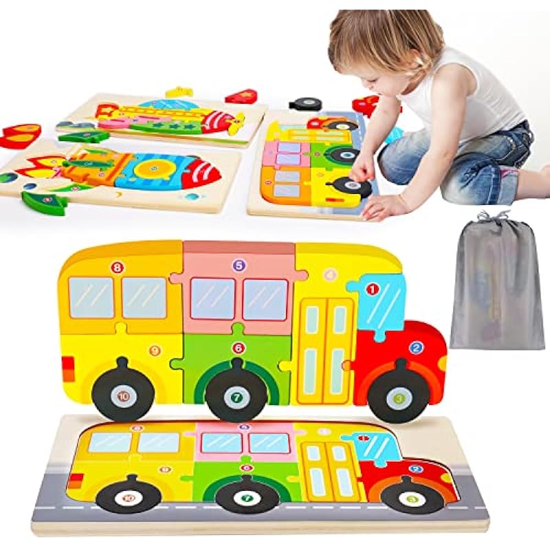 Wooden Toddler Puzzles Review: Perfect Montessori Toys for Ages 2-4