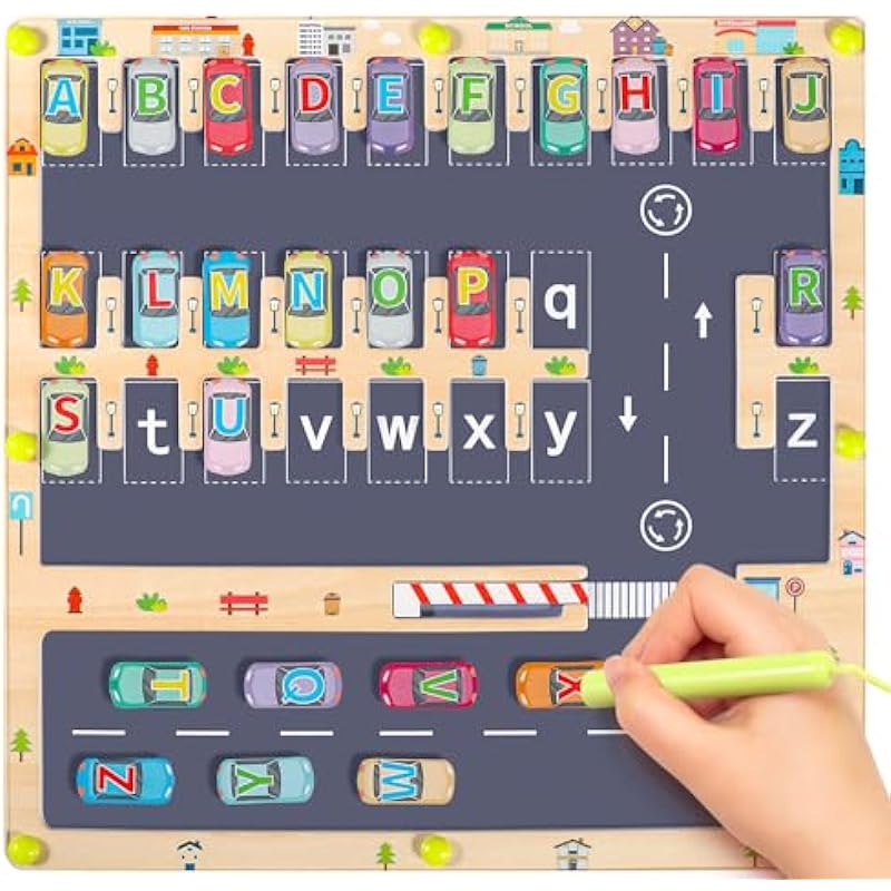 Magnetic Alphabet Maze Letter Puzzle Review: A Montessori Gem for Toddlers