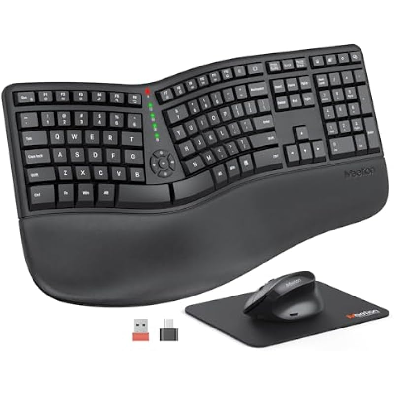 MEETION Ergonomic Wireless Keyboard and Mouse Review: Comfort Meets Efficiency