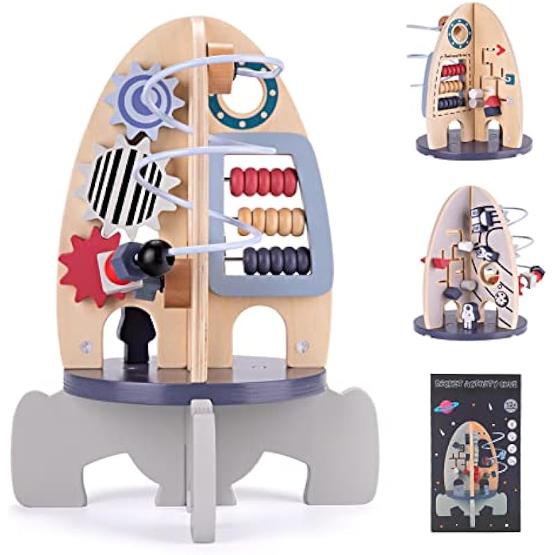 Wdmiya Space Wooden Activity Cube Review: A Galactic Adventure for Toddlers