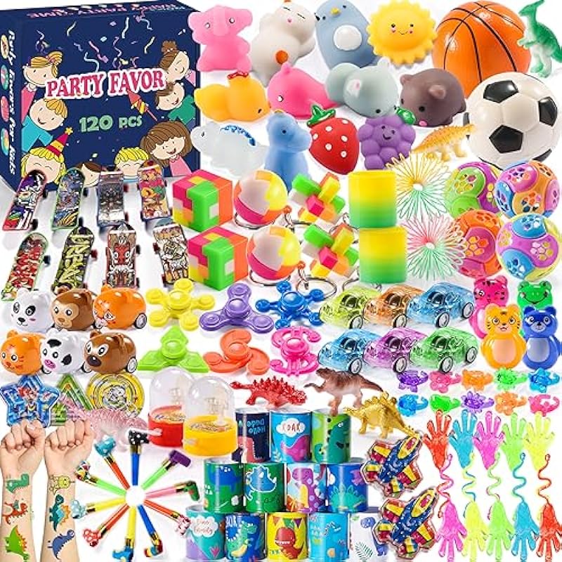 Yutin 120PCS Party Favor for Kids - Quality, Safe & Fun