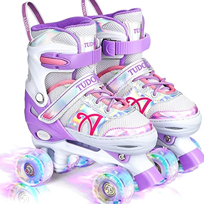 Tudoccy Adjustable Roller Skates for Kids Review: A Gleaming Journey on Wheels