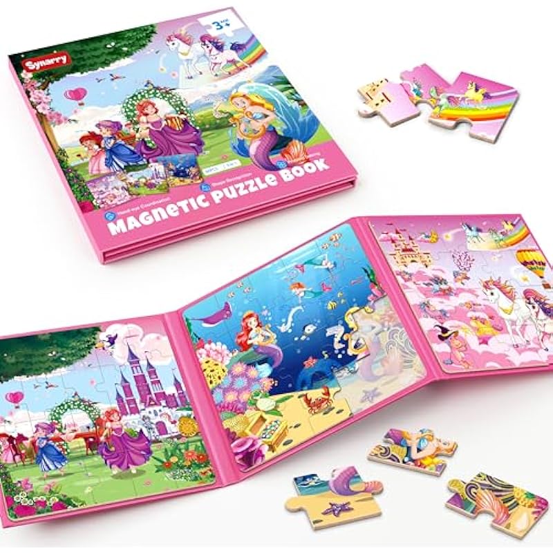 SYNARRY Unicorn Mermaid Princess Magnetic Puzzles Review - A Must-Have!