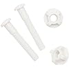 Universal White Plastic Toilet Seat Hinge Bolt Screw Review